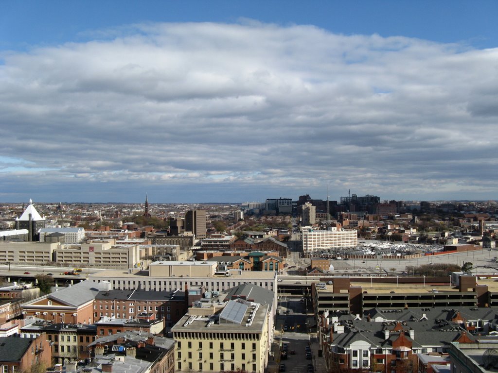 View of Hopkins from the Washington Monument by greenturtle116