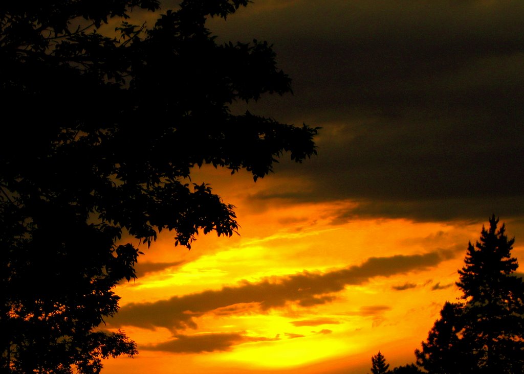 A Serene, Tranquil Sunset in West Edmonton, June '09 by David Cure-Hryciuk