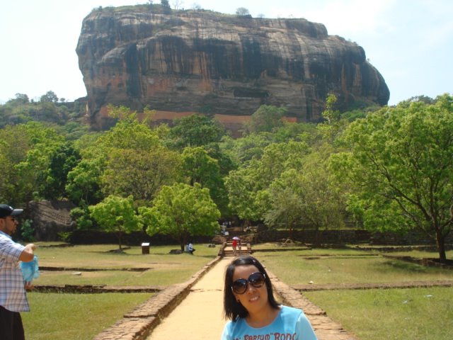 Rock temple in sigiriya, sri lanka by rollyn abella