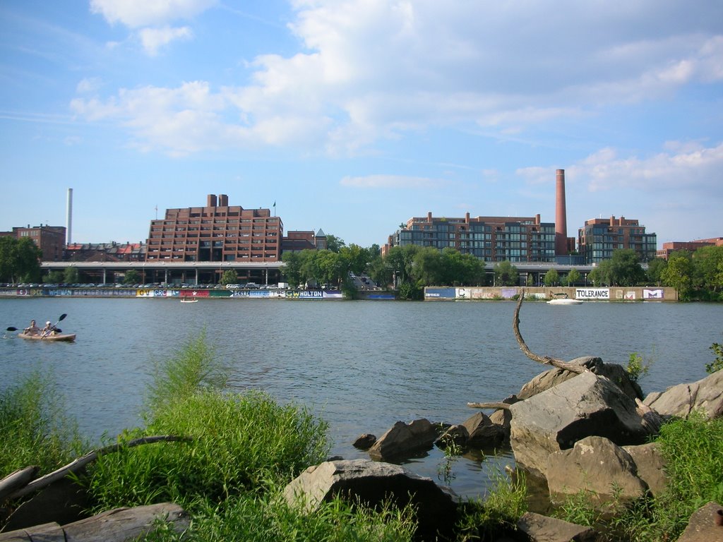 Georgetown from Teddy Roosvelt Island by Jeffrey.Hanley