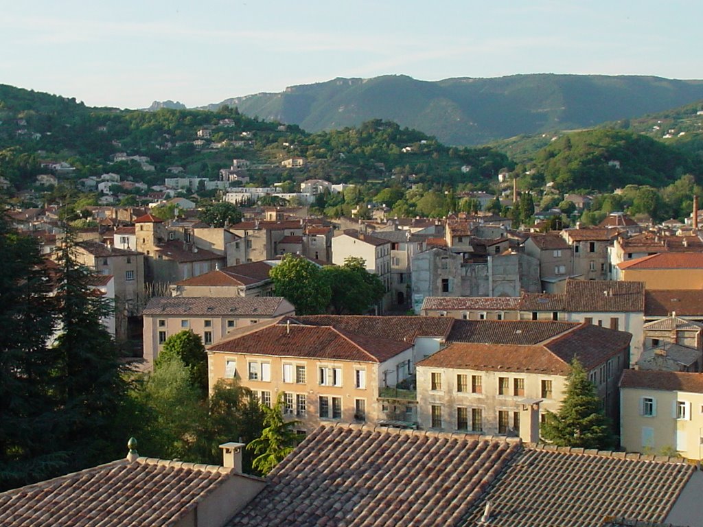 Lodève, Vue depuis les Oliviers by Superhirni