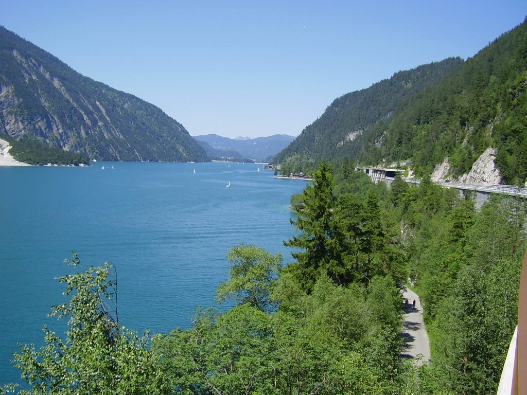 Achensee Panorama im Sommer by Franz Schaaf