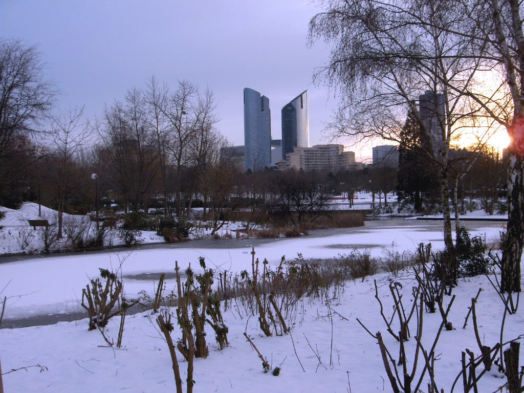 Parc André Malraux hiver by juju40