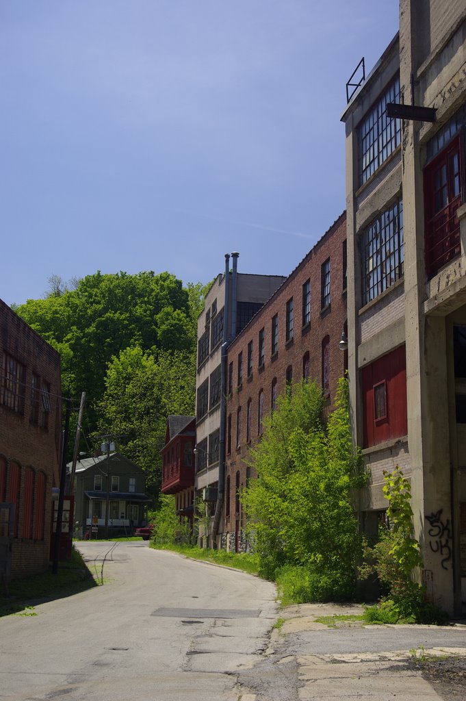 Old Mills Behind Cascade by AHxJB