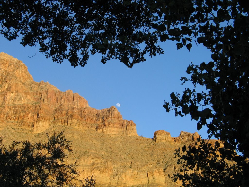 Moonrise over Deer Creek camp by cameronvest