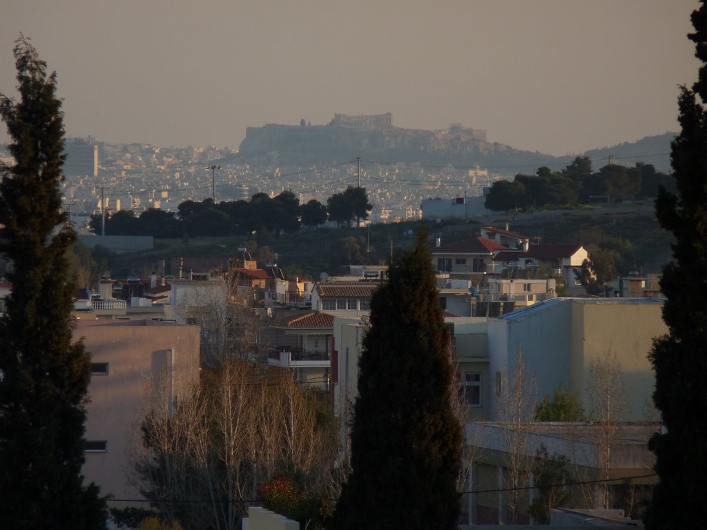 Blick auf Akropolis by juboma