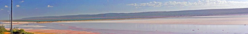 Port Gregory Pink Lake Panorama by EOS20