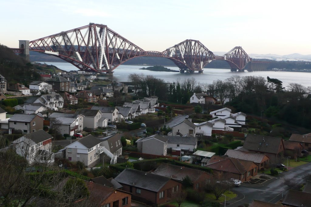 Forth Bridge looking East from FRB by poundies