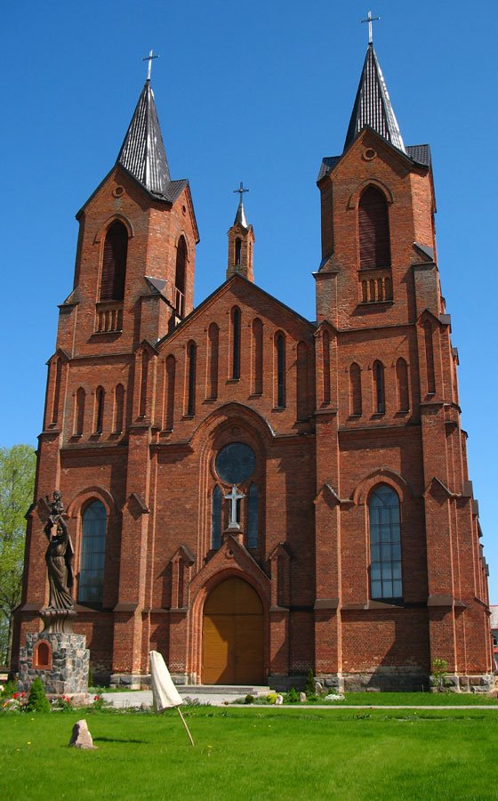 Assumption of the Blessed Virgin Mary Church in Miory by Andrej Kuźniečyk