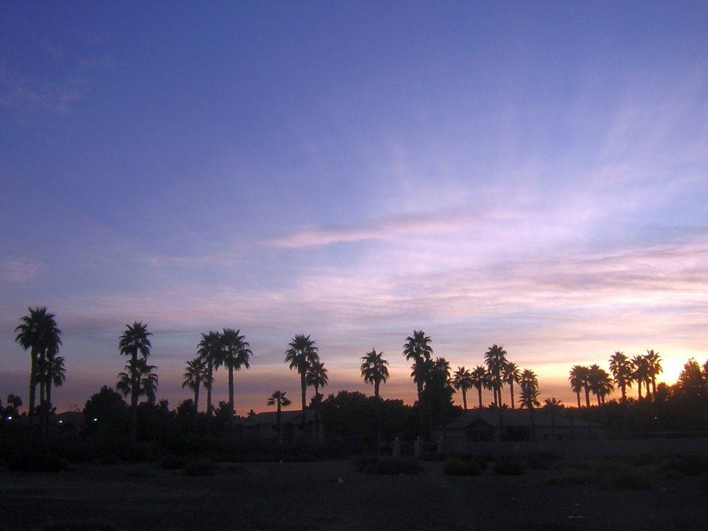 Oasis Springs Sunset 12-7-2008 by Kyle Stephen Smith