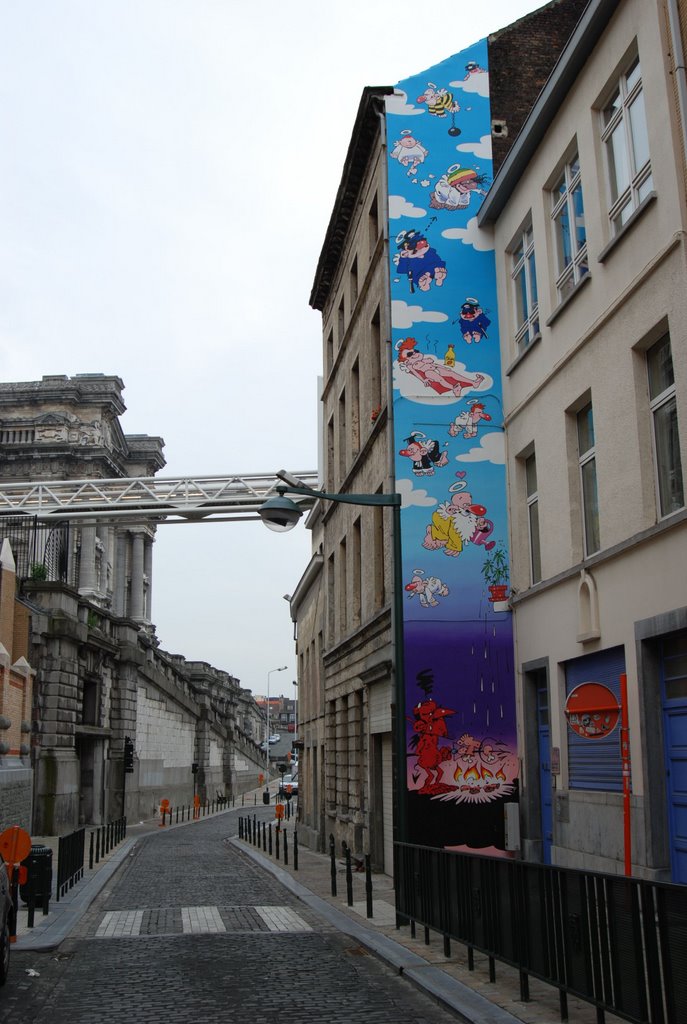 Comic Strips in Brussels: Passe-moi l'ciel (Stuf/Janry) by Krisztian Stancz