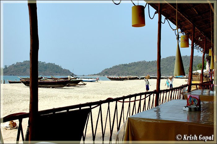 Palolem beach by Krish Gopal