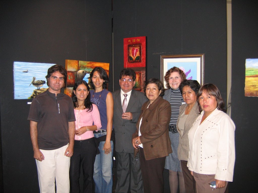 Grupo de trabajo del Museo de Historia Natural en la exposición Pictórica 2007 by Rubén Arturo Guzmán …