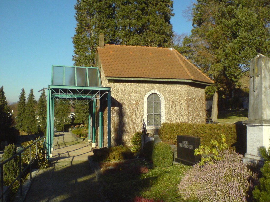 Lörrach - Friedhof Stetten - Friedhofskapelle by Weltmetropole Leingarten