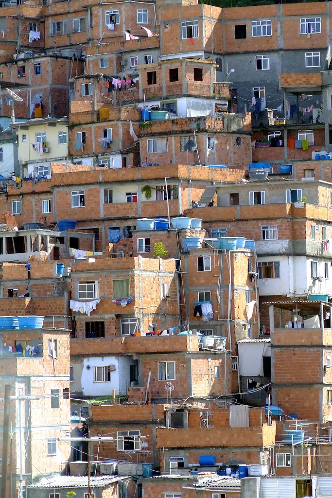 Favela do Pavão (Peacock) - Copacabana by roitberg