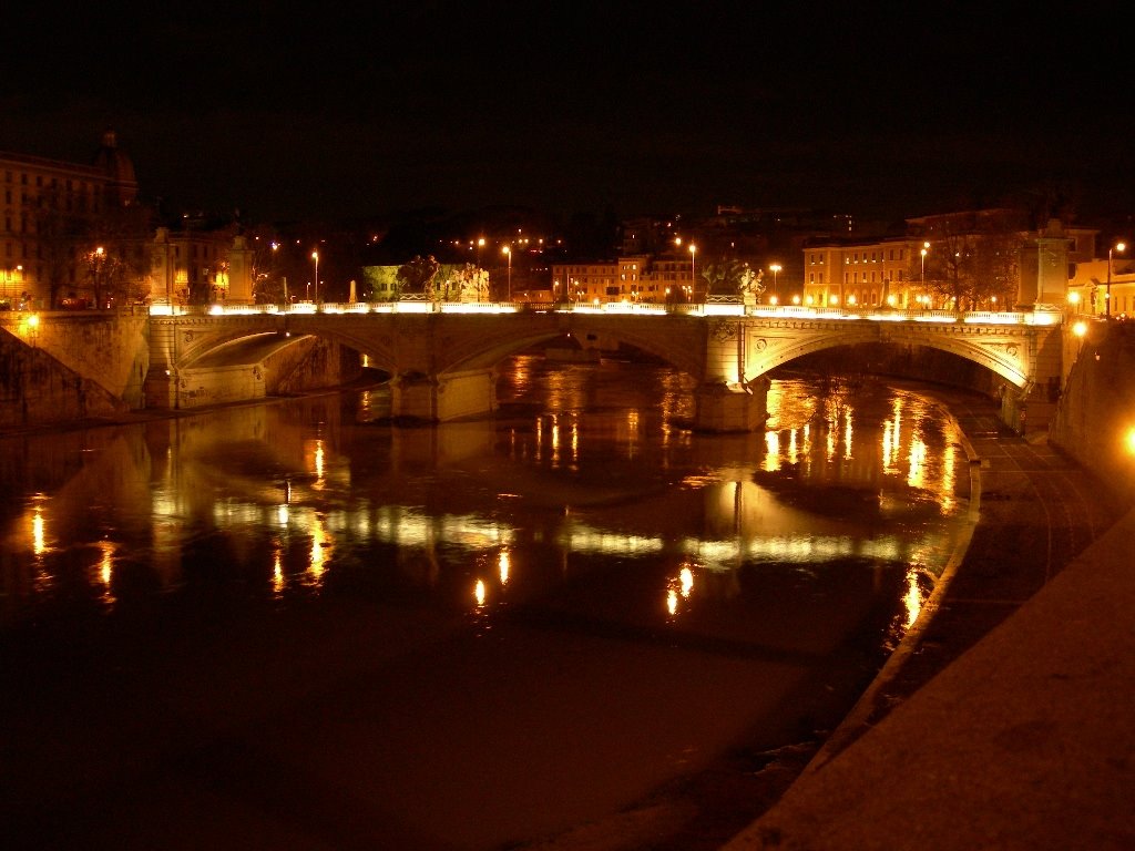 Fiume Tevere visto da Castel S. Angelo by Lukas70