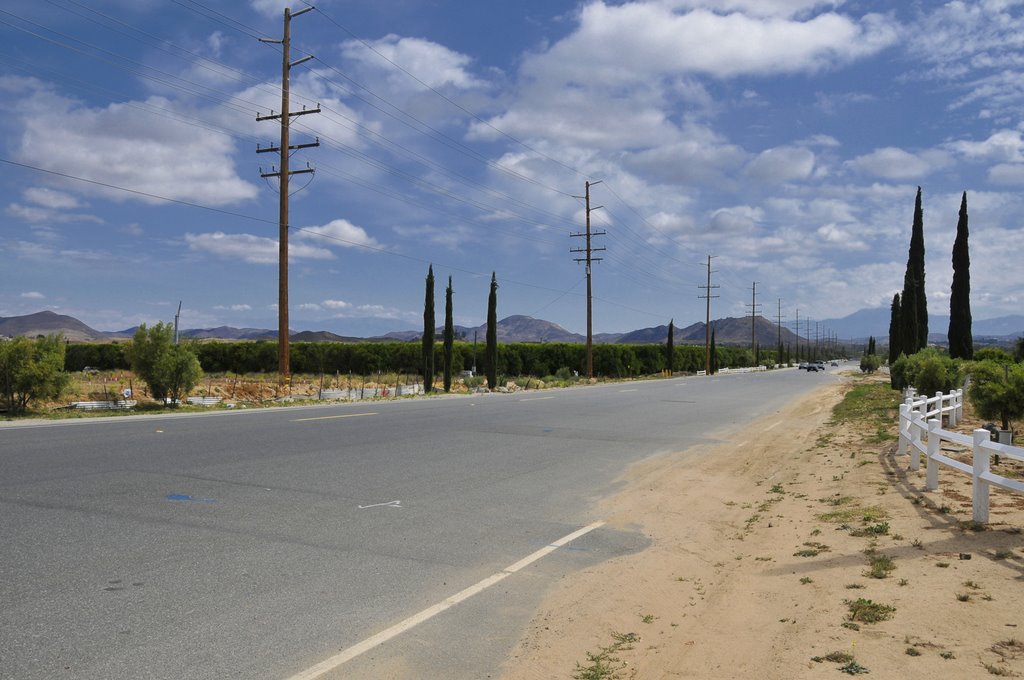 Looking esaterly along Rancho California Road from Ponte Winery by Fred Henstridge