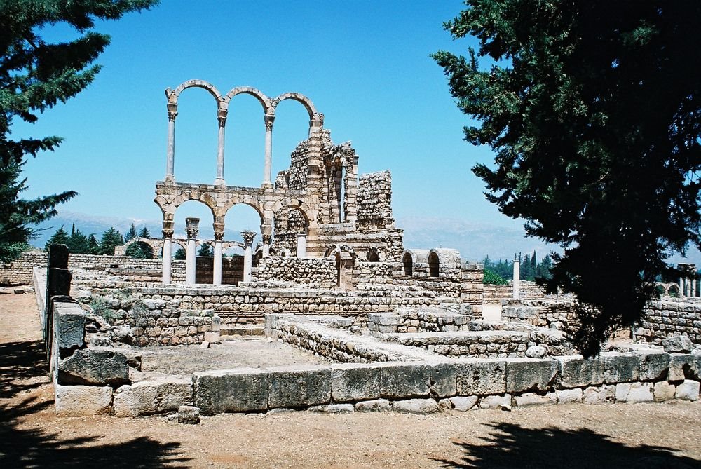 Qasr Anjar by Peter van der Wielen