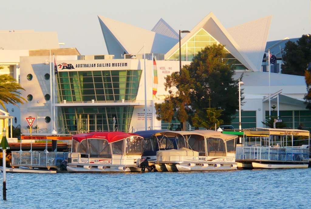 Mandurah's Little Opera House! Looking across at the Australian Sailing Museum from the foreshore by Lyn.T