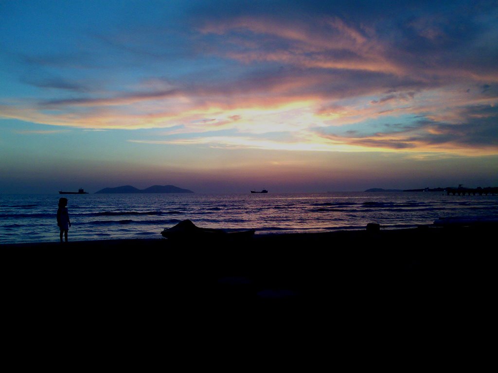 Sunset in VLORA beach by neolk