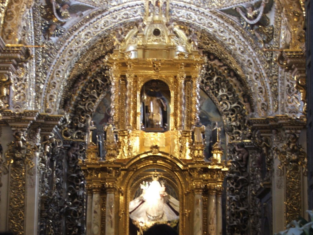 Capilla del Rosario. Santo Domingo, Puebla by bulosarq