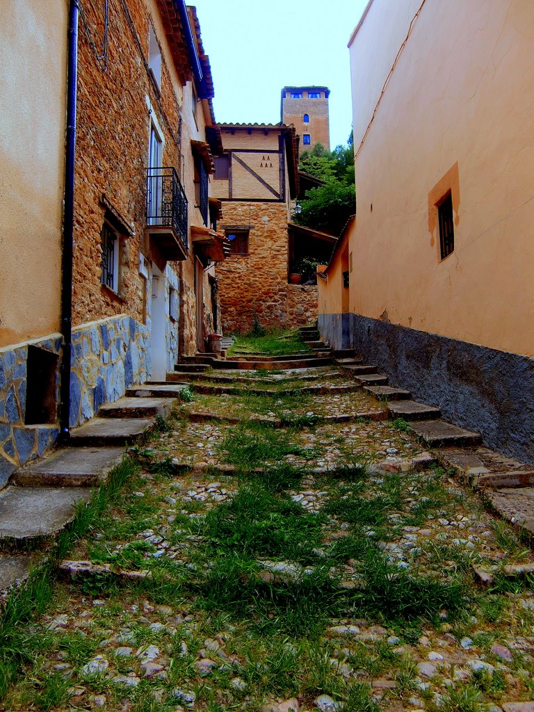 Calle de Somaén, (Soria) by P. Sanjuan