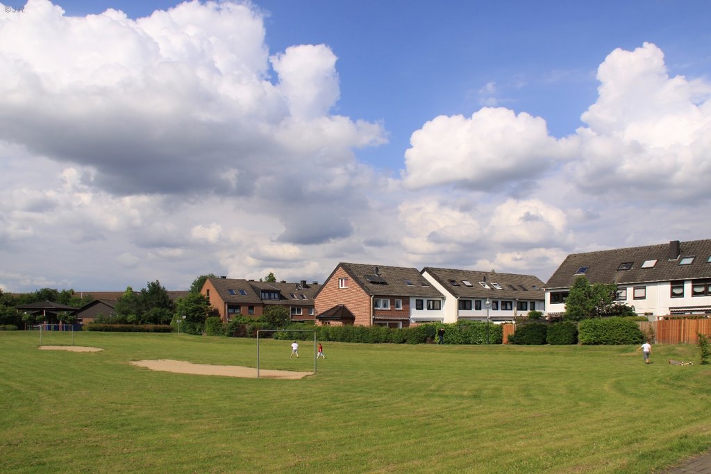 Sportplatz, Düsseldorf Hellerhof by Juergen Roesener