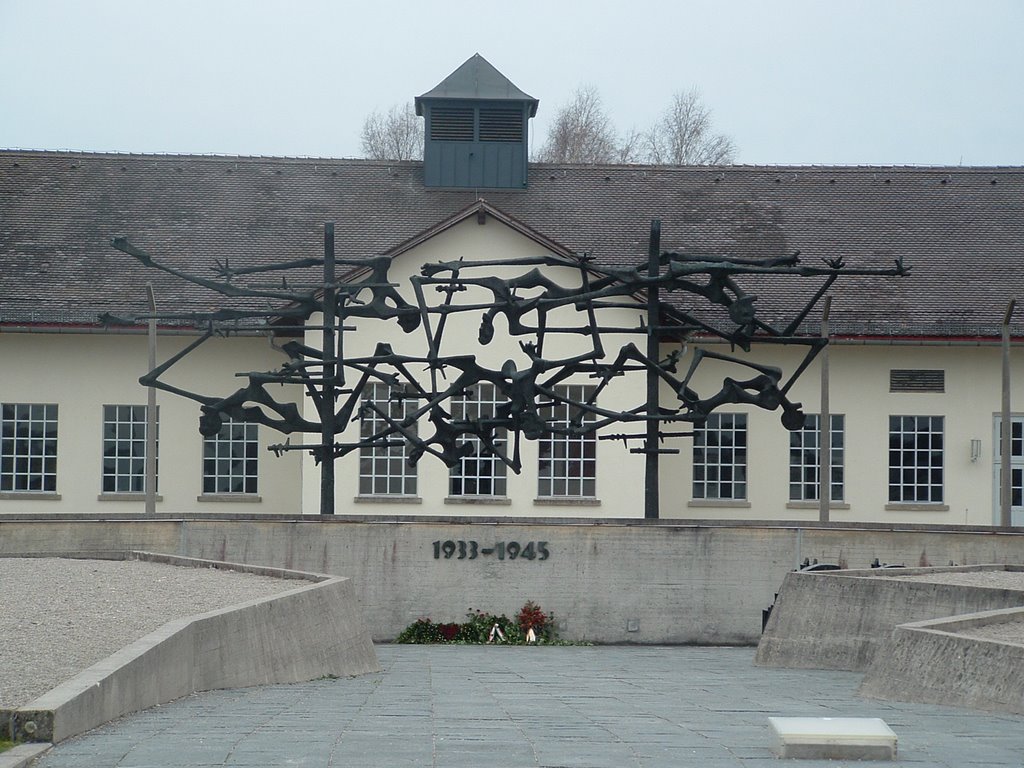 DACHAU MONUMENT by Kiwi's in Europe