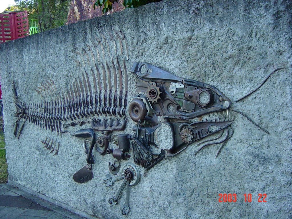 一條金屬魚@老徐攝影 - A Metallic Fish at the Kangaroo Point, Brisbane, Australia by 老徐摄影日记(Hunter HSU's Pictures)