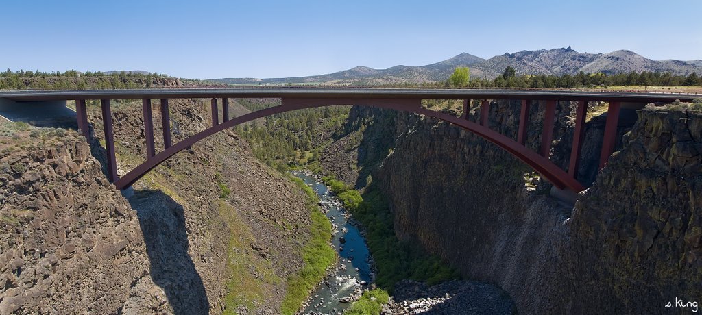 Crooked River Bridge Looking East by S. King