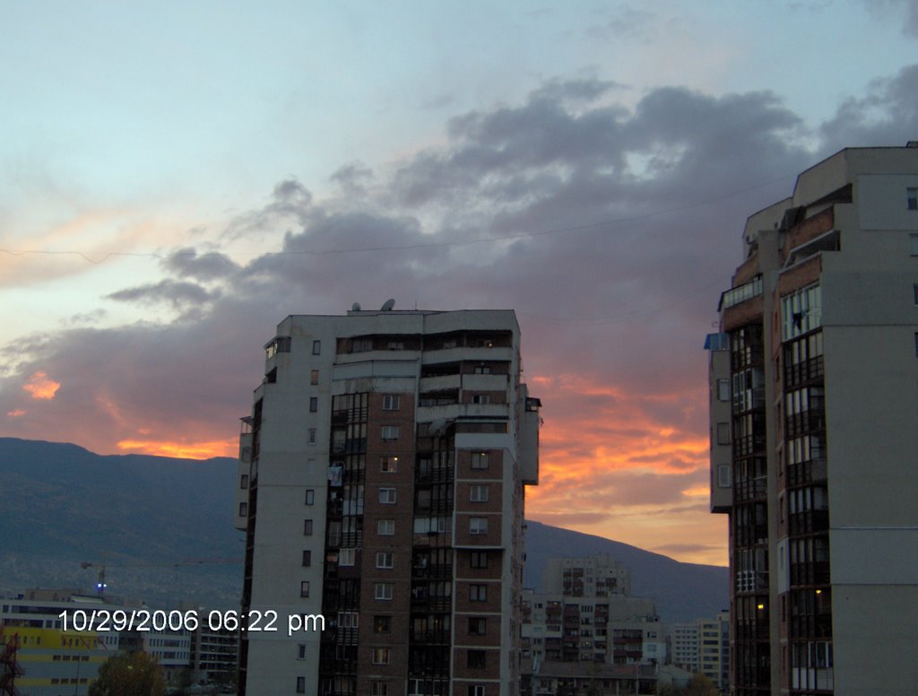 Залез над Витоша / Sunset over Vitosha by godonikolov