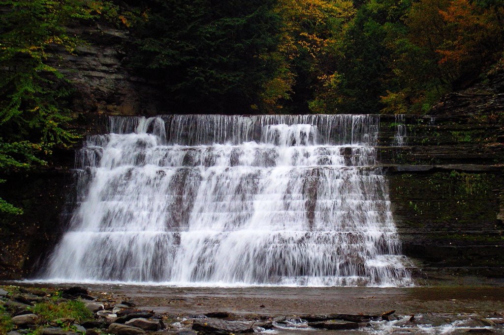 Middle Falls, Stony Brook State Park, Steuben Co., NY by Scott A. Ensminger