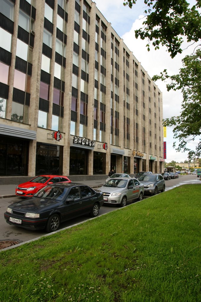 Бизнес-центр на площади Конституции - St.-Petersburg's downtown at Constitution's square by Valery Klepkin