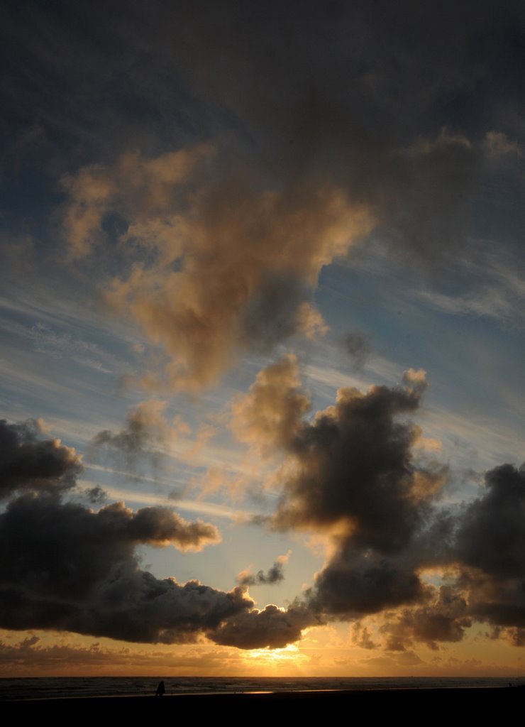 Layered clouds – 200906LJW by Larry Workman