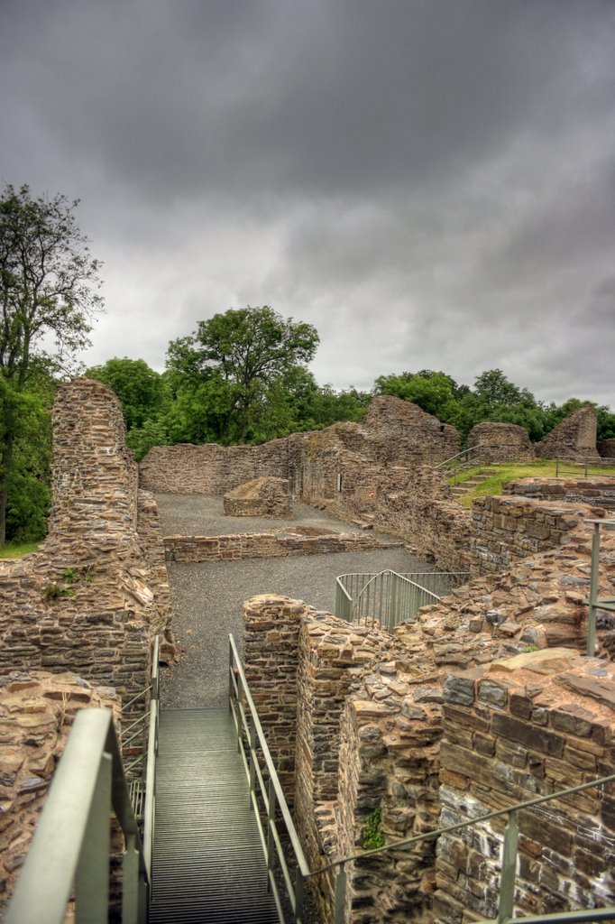 Dolforwyn Castle by fillup