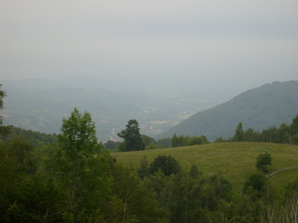 Vedere spre Orastie dinspre cetatea Blidaru by Adrian Bancu