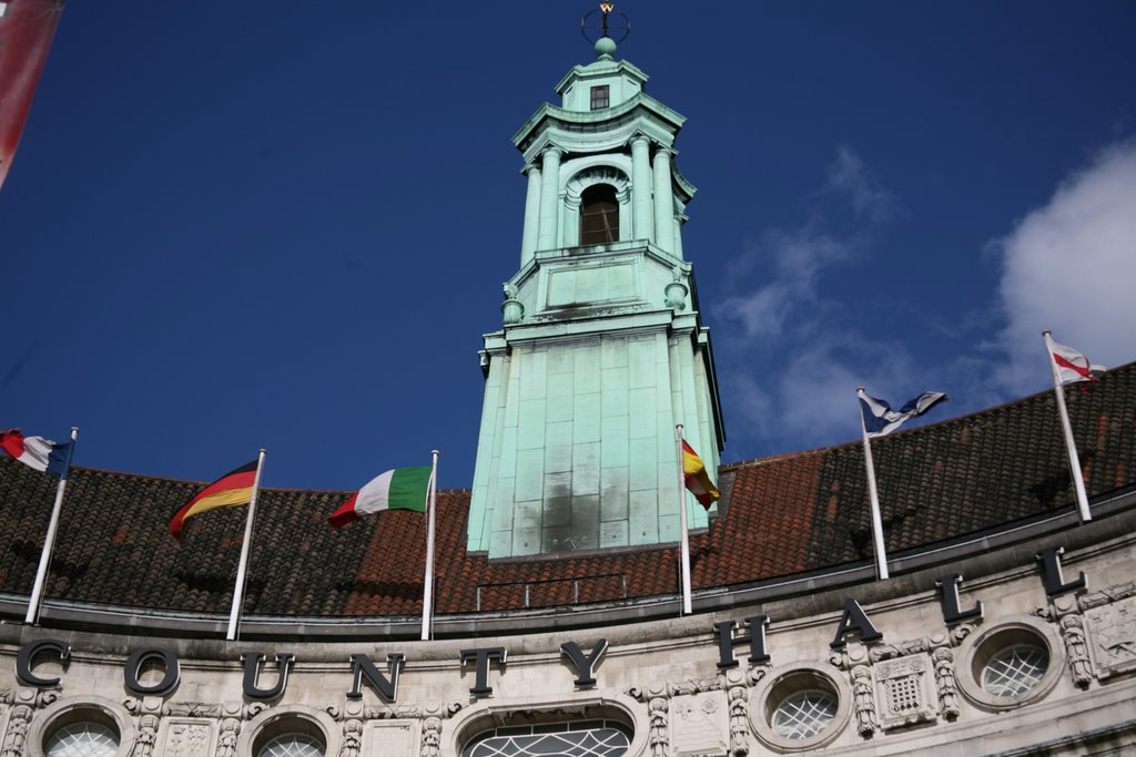 County Hall, South Bank, London Borough of Lambeth, London, Great Britain by Hans Sterkendries