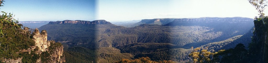 Blue Mountain Panarama by ShujinTribble