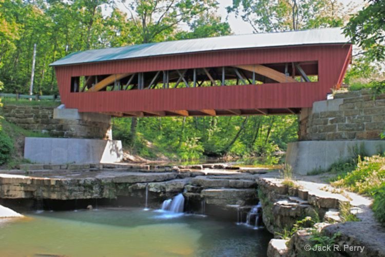 Helmick Mill/Island Run Covered Bridge by Jack R Perry