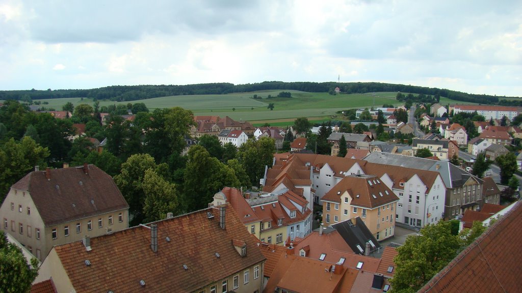 Blick vom Kirchturm Richtung Eierberg by Veitinger