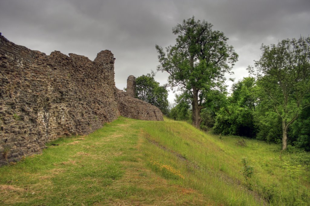 Dolforwyn Castle by fillup