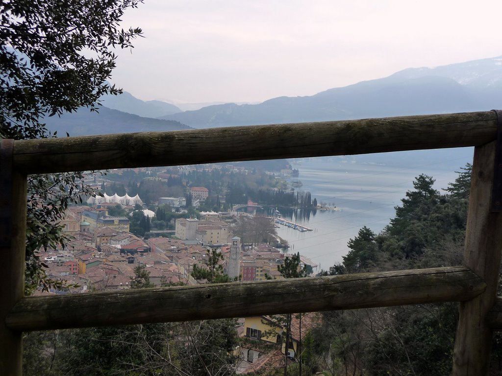 A look at Riva del Garda from above (TN) by Ilda Casati