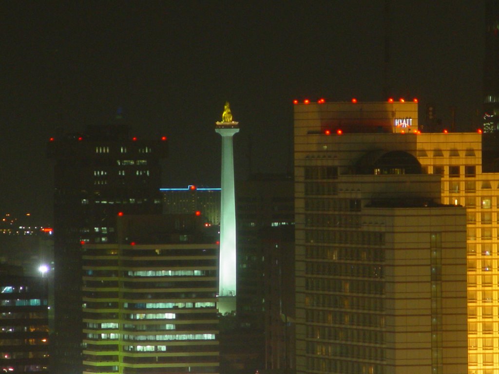 Jakarta depuis l'hotel Shangi-La by Philippe Billon