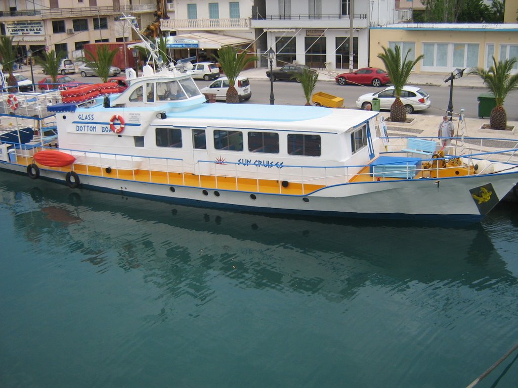 Glass bottom Boat at Argostoli by SOKIN SIROGIL