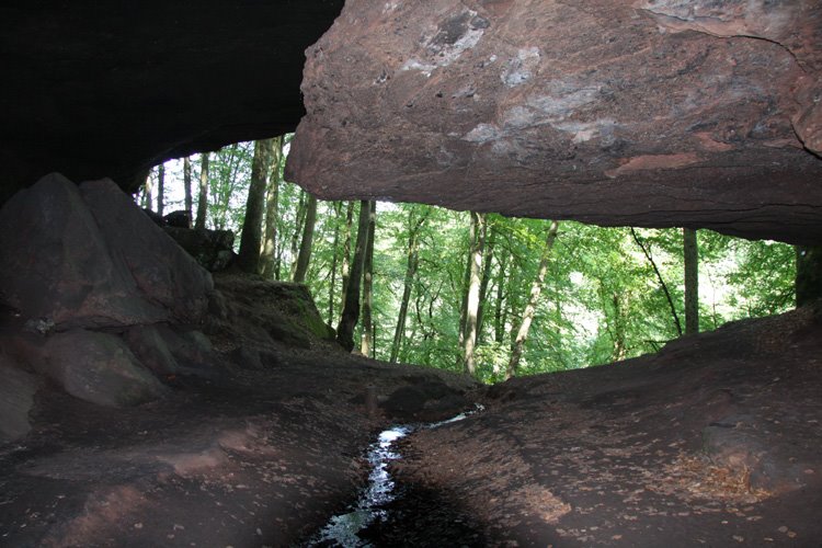 In der Höhle by Josef Baumgärtner