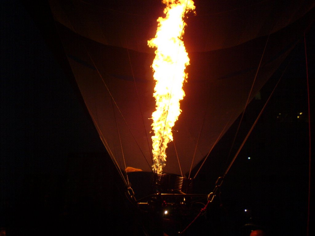 Hot-air balloon from beside Technical musem by Pavel Šmíd