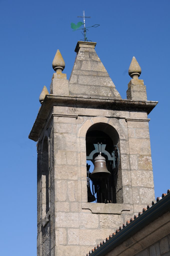 Tower in Alvaredo Church by J. Braga