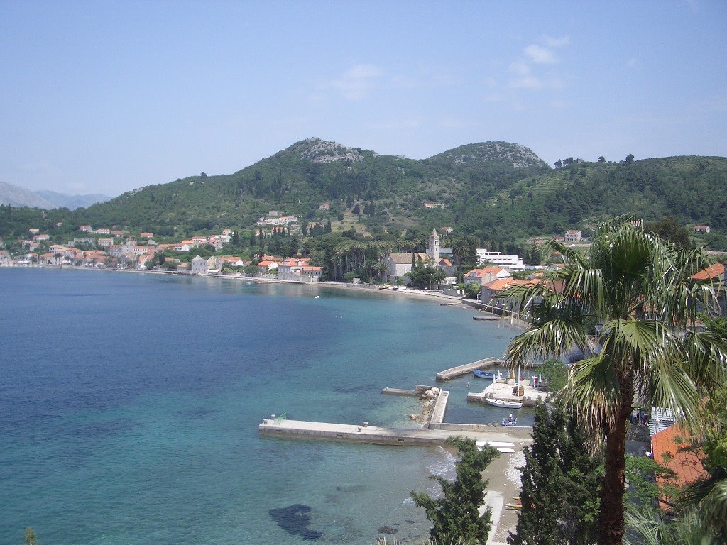 Lopud harbour as seen from Hotel Lafordia by G_man