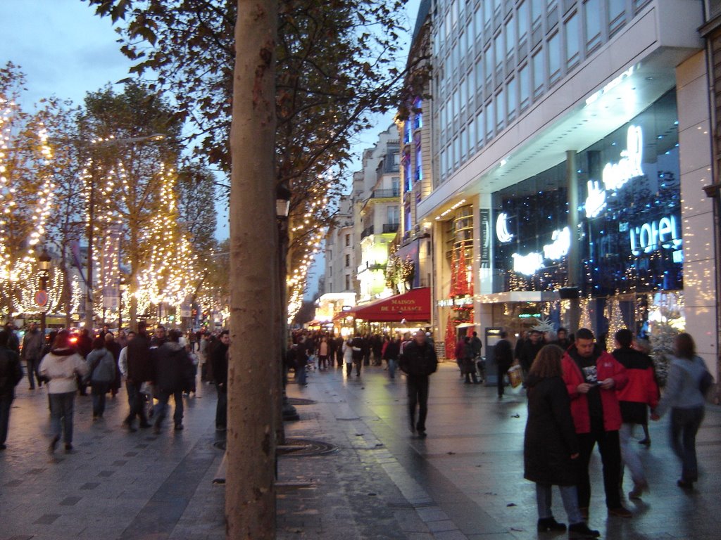 Christmas on Champs Elysee 2 by Henrik Bjerregaard P…