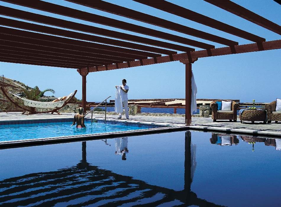 Poolside at Myconian Imperial Hotel & Thalasso Spa Center by Mykonos Myconian Hot…